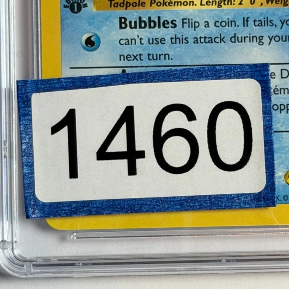 Misty's Poliwag‎ 1st Ed. 89/132 CGC 9 Mint TCG Pokemon 2000 Gym Challenge WotC